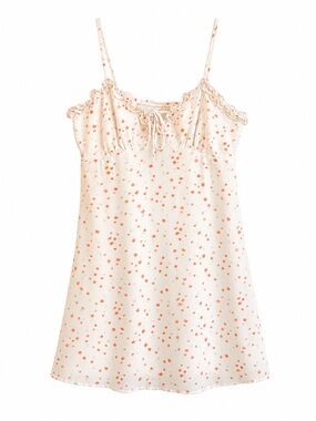 Wild Fable Women's Cream Floral Slip Dress